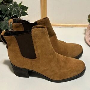 Sam Edelman Tan Suede Ankle Boots